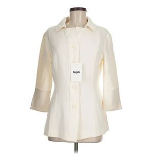 Hagahi Slim Line Top Minimalist Office Wear Sz. 6 NWT